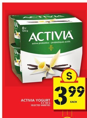 Food Basics Activia yogurt offer