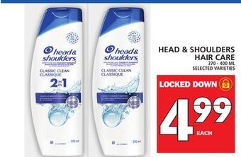 Food Basics Head & shoulders hair care offer