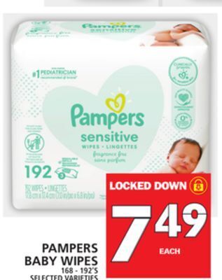 Food Basics Pampers baby wipes offer