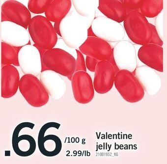 Fortinos Valentine jelly beans offer