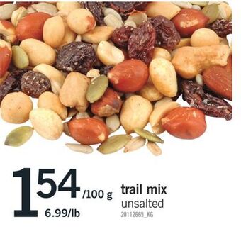 Fortinos Trail mix offer