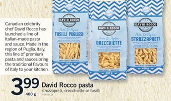 Fortinos David rocco pasta, 400 g offer