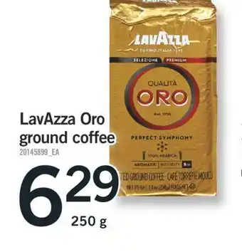 Fortinos Lavazza oro ground coffee, 250 g offer
