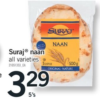 Fortinos Suraj® naan, 5's offer