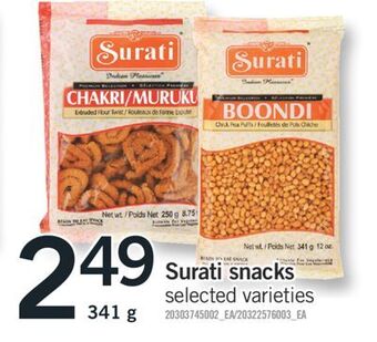 Fortinos Surati snacks, 341 g offer