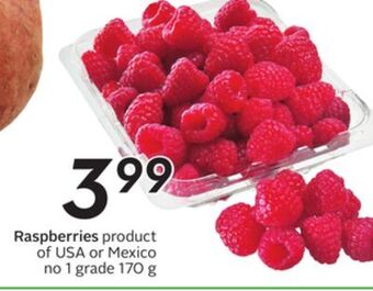 Sobeys Raspberries offer