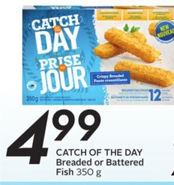 Sobeys Catch of the day breaded or battered fish offer