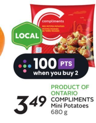 Sobeys Compliments mini potatoes offer
