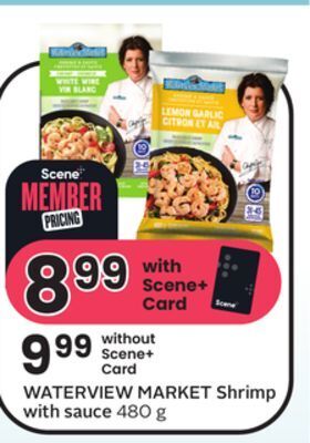 Sobeys Waterview market shrimp with sauce offer