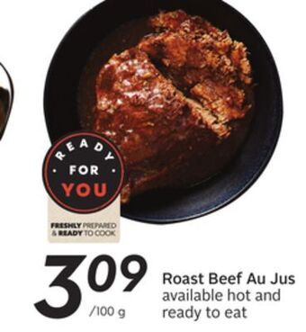Sobeys Roast beef au jus offer