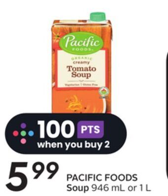Sobeys Pacific foods soup offer
