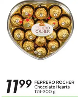 Sobeys Ferrero rocher chocolate hearts offer