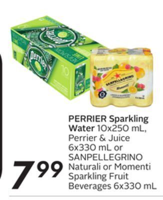 Sobeys Perrier sparkling water offer