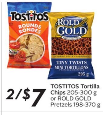 Sobeys Tostitos tortilla chips offer
