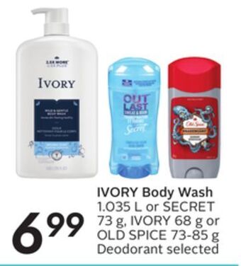 Sobeys Ivory body wash offer
