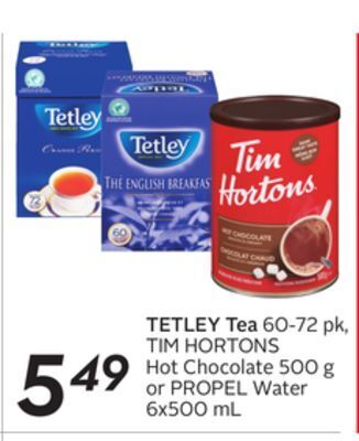 Sobeys Tetley tea offer