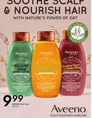 Sobeys Aveeno hair care offer