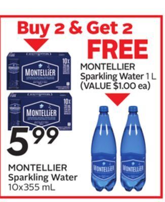 Sobeys Montellier sparkling water offer