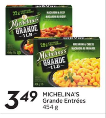 Sobeys Michelina's grande entrées offer