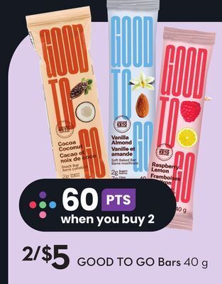 Sobeys Good to go bars offer