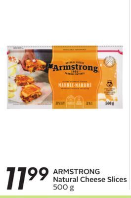 Sobeys Armstrong natural cheese slices offer