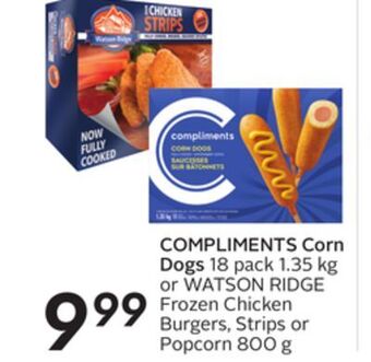 Sobeys Compliments corn dogs offer