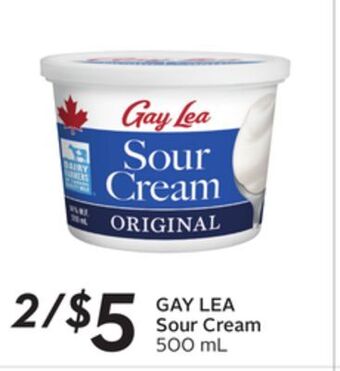 Sobeys Gay lea sour cream offer