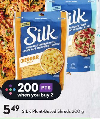 Sobeys Silk plant-based shreds offer