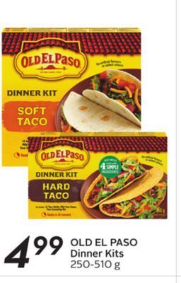 Sobeys Old el paso dinner kits offer