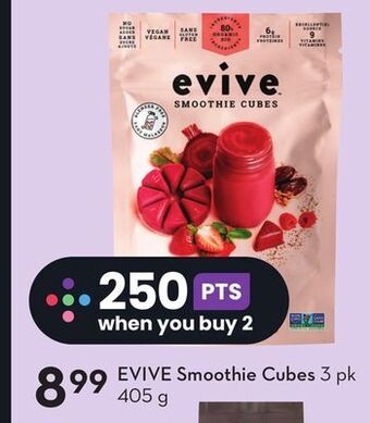 Sobeys Evive smoothie cubes offer
