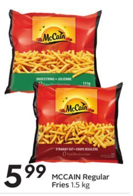 Sobeys Mccain regular fries offer