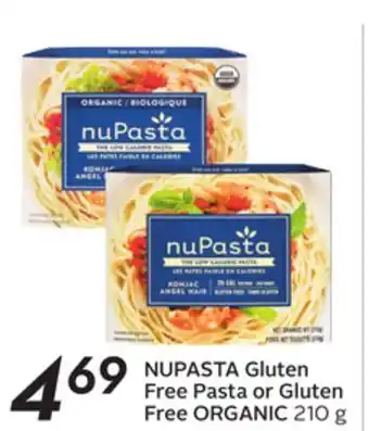 Sobeys Nupasta gluten free pasta or gluten free organic offer