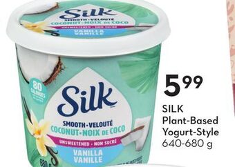 Sobeys Silk plant-based yogurt-style offer