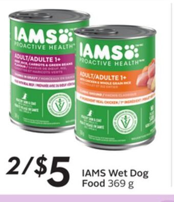 Sobeys Iams wet dog food offer