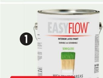 Canadian Tire Easyflow interior latex paint offer
