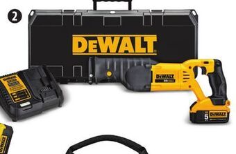 Canadian Tire Dewalt 20v li-ion 1 1⁄8" reciprocating saw kit offer