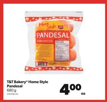 Real Canadian Superstore T&t bakery® home style pandesal, 680 g offer