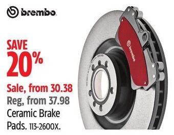 Canadian Tire Brembo ceramic brake pads offer