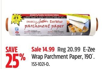 Canadian Tire E-zee wrap parchment paper, 190' offer