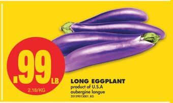 No Frills Long eggplant offer