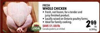 Farm Boy Fresh whole chicken offer
