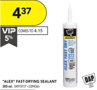 RONA Dap "alex" fast-drying sealant 300-ml offer