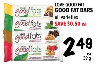 Farm Boy Love good fat good fat bars offer