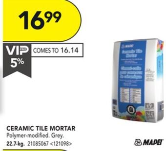 RONA Mapei ceramic tile mortar offer