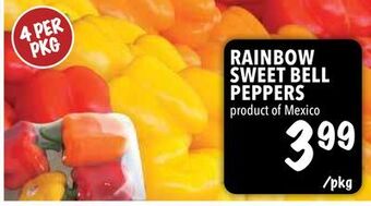 Farm Boy Rainbow sweet bell peppers offer
