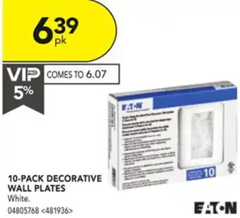 RONA Eaton 10-pack decorative wall plates offer