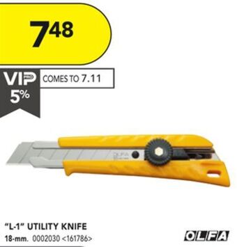 RONA Olfa "l-1" utility knife offer