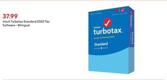 Staples Intuit turbotax standard 2022 tax software - bilingual offer