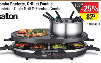 Sushi Shop Salton raclette, table grill & fondue combo offer