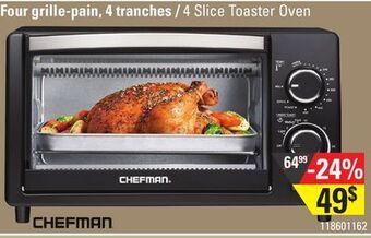 Sushi Shop Chefman 4 slice toaster oven offer